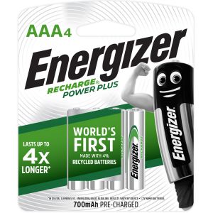 Energizer Recharge Power plus : AAA - 4 Pack (700mAh)