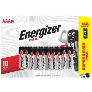 Energizer Max:  AAA - 16 Pack