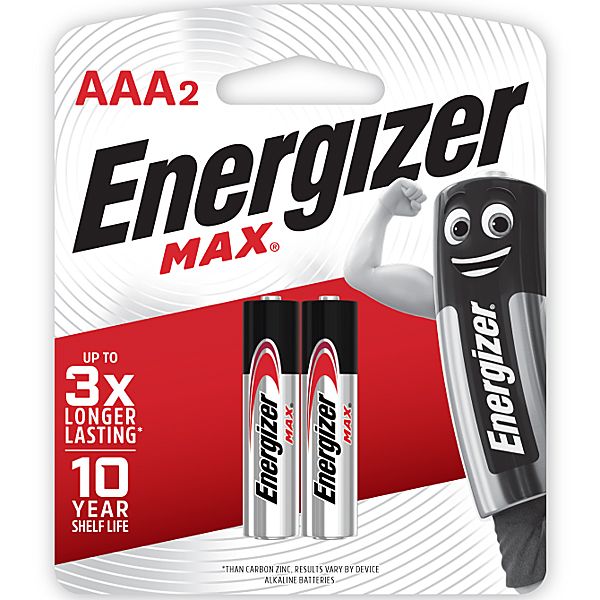 Energizer Max:  AAA - 2 Pack
