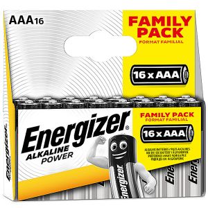 Energizer Power:  AAA - 16 Pack