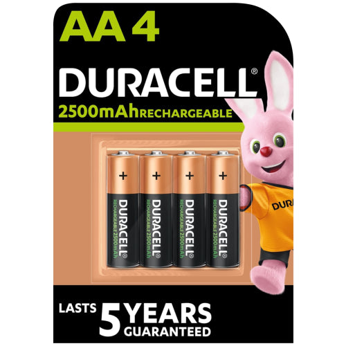 Duracell AA Rechargeable Batteries - 4 Pack