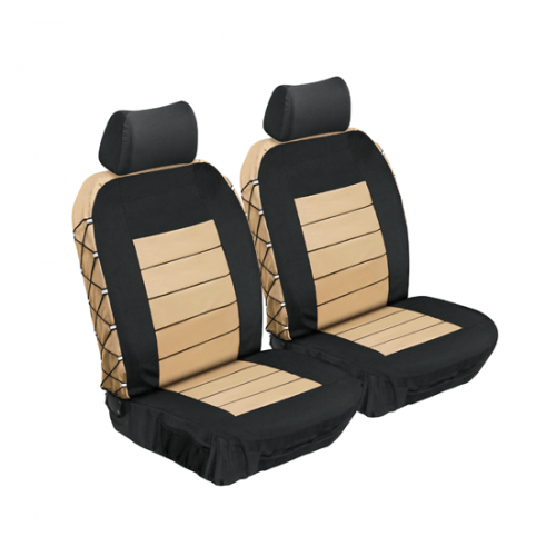 STINGRAY ULTIMATE HD FRONT SEAT COVERS BEIGE 2PC