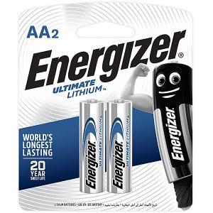 Energizer Ultimate Lithium:  AA - 2 Pack