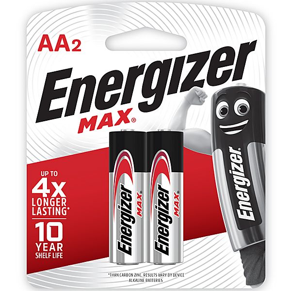 Energizer Max:  AA - 2 Pack