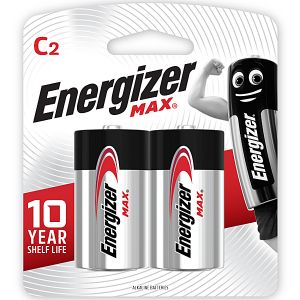 Energizer Max:  C - 2 Pack