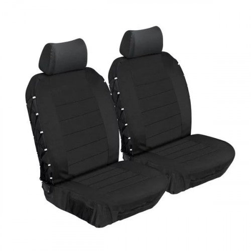 STINGRAYULTIMATE HD FRONT SEAT COVERS BLACK 2PC