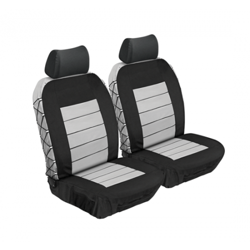STINGRAY ULTIMATE HD FRONT SEAT COVERS GREY 2PC