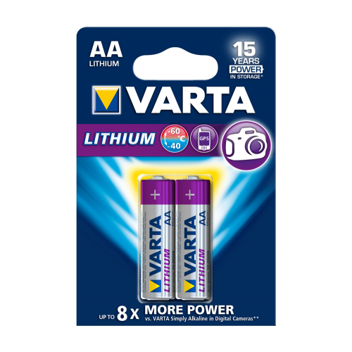 VARTA Lithium Batteries - AA 2 Pack