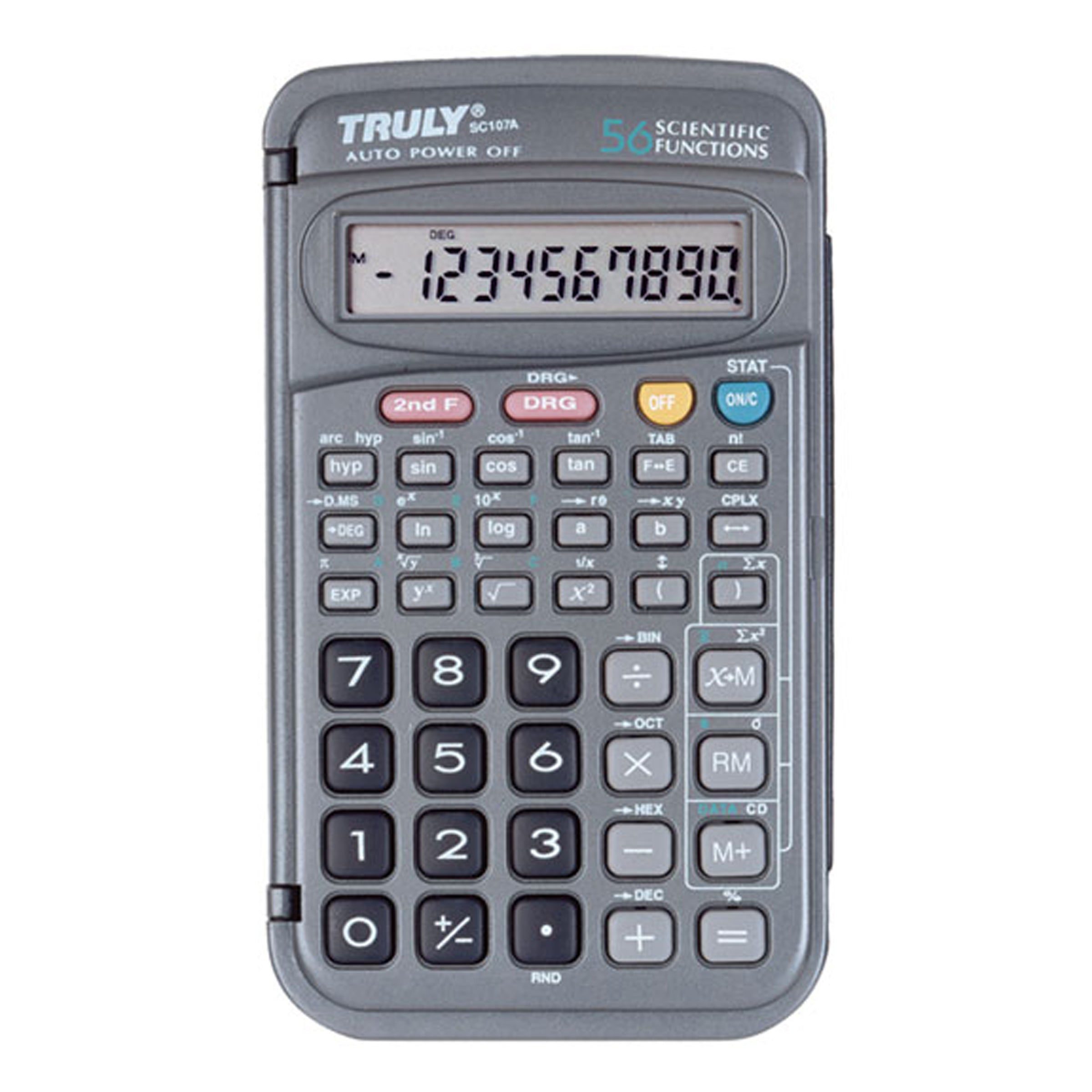 Truly 107 - Scientific Calculator  2-Line Display / 240 Functions